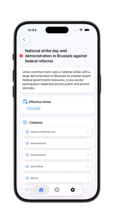 Strike Tracker iOS App Screenshot 2